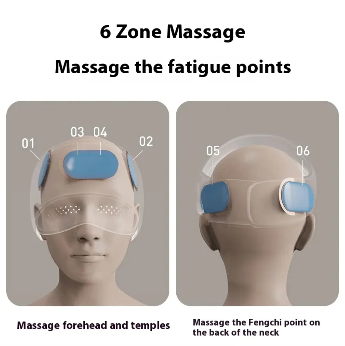 Portable Eyecare Head Massager