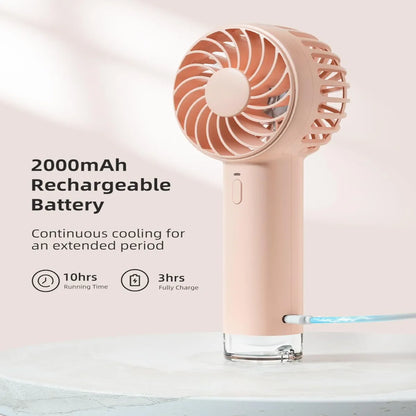 Compact Handheld Cooling Fan – Lightweight Portable Fan for Office, Home & Holidays
