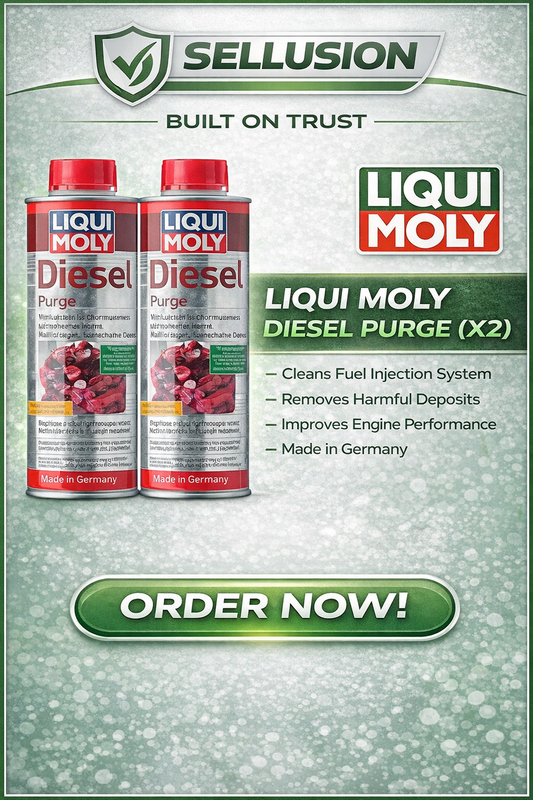 2X LIQUI MOLY - DIESEL PURGE INJECTOR CLEANER ENGINE FUEL SYSTEM TREATMENT 500ML