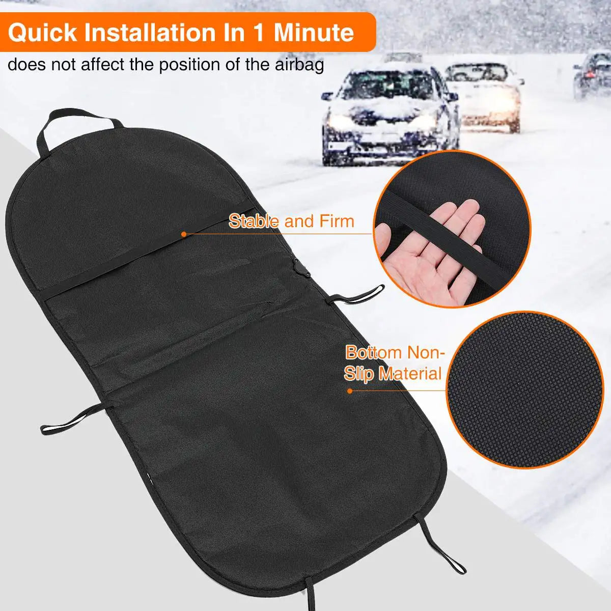 Heated Seat Cushions For Cars 12V Universal Car Heated Seat Cushion Heated Seat Covers Auto Heating Hot Pad Cushion